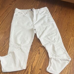 GAP White Denim Jeans